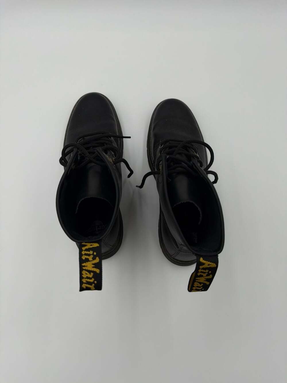 Dr. Martens Zavala Black Leather Lace-Up Boots Mens 9 Womens 10 EU 42 - Picture 7 of 12